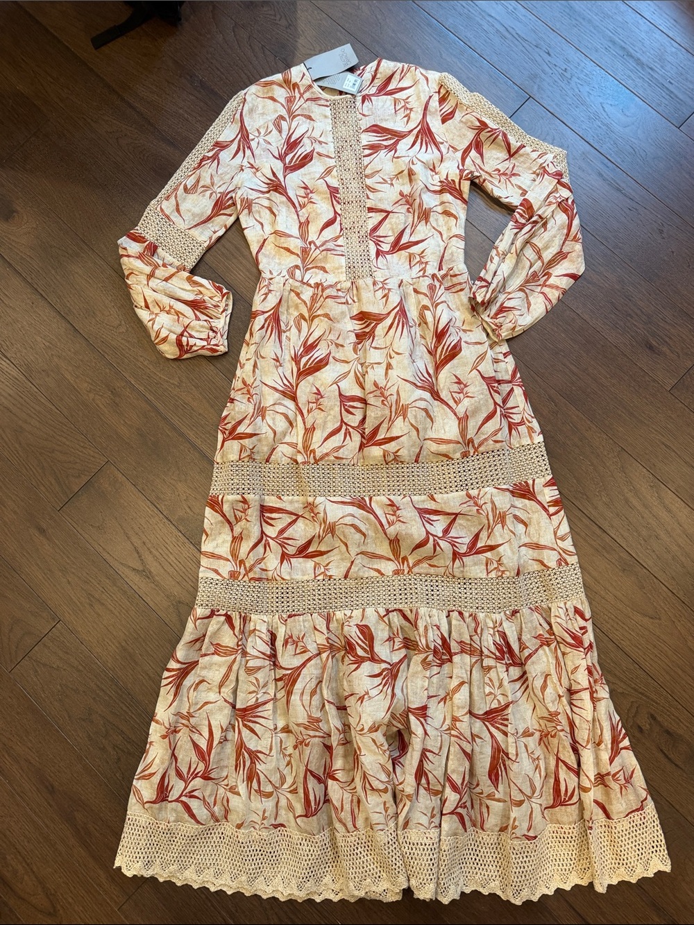 beatriz camacho West Dress in Red Paradise Size 2 NWT - C48-013 - Picture 2 of 12